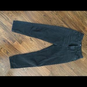 Gap mom jeans black size 10 long